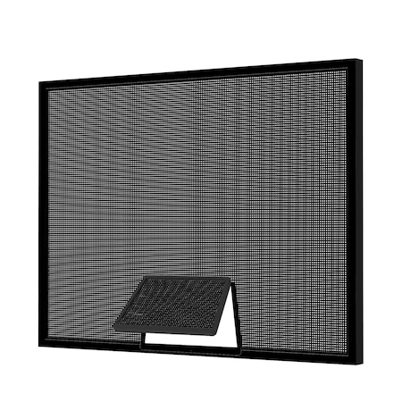 Ritescreen 41 in W x 11 in H Wicket Window Screen, WK1, BetterVue Mesh, White WK1-C01-MSBV-L00-H11-W41